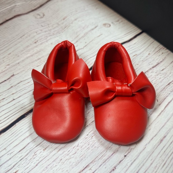 Cherry red moccasins - Picture 1 of 1